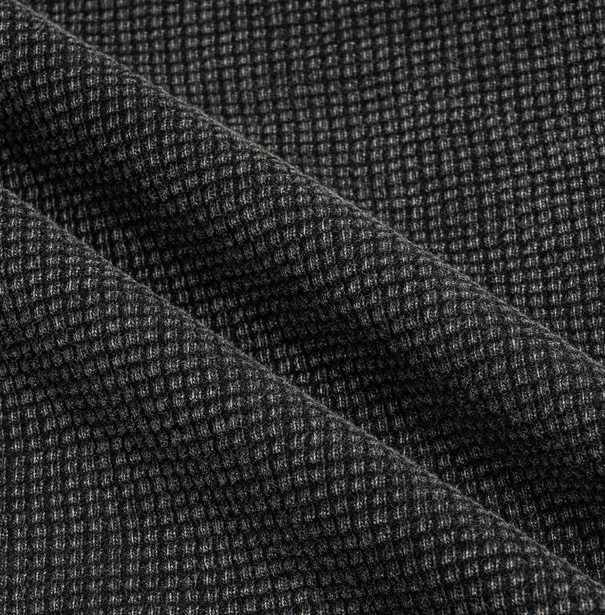 "ARCHED LOGO" Waffle-Texture Cropped Box Tee