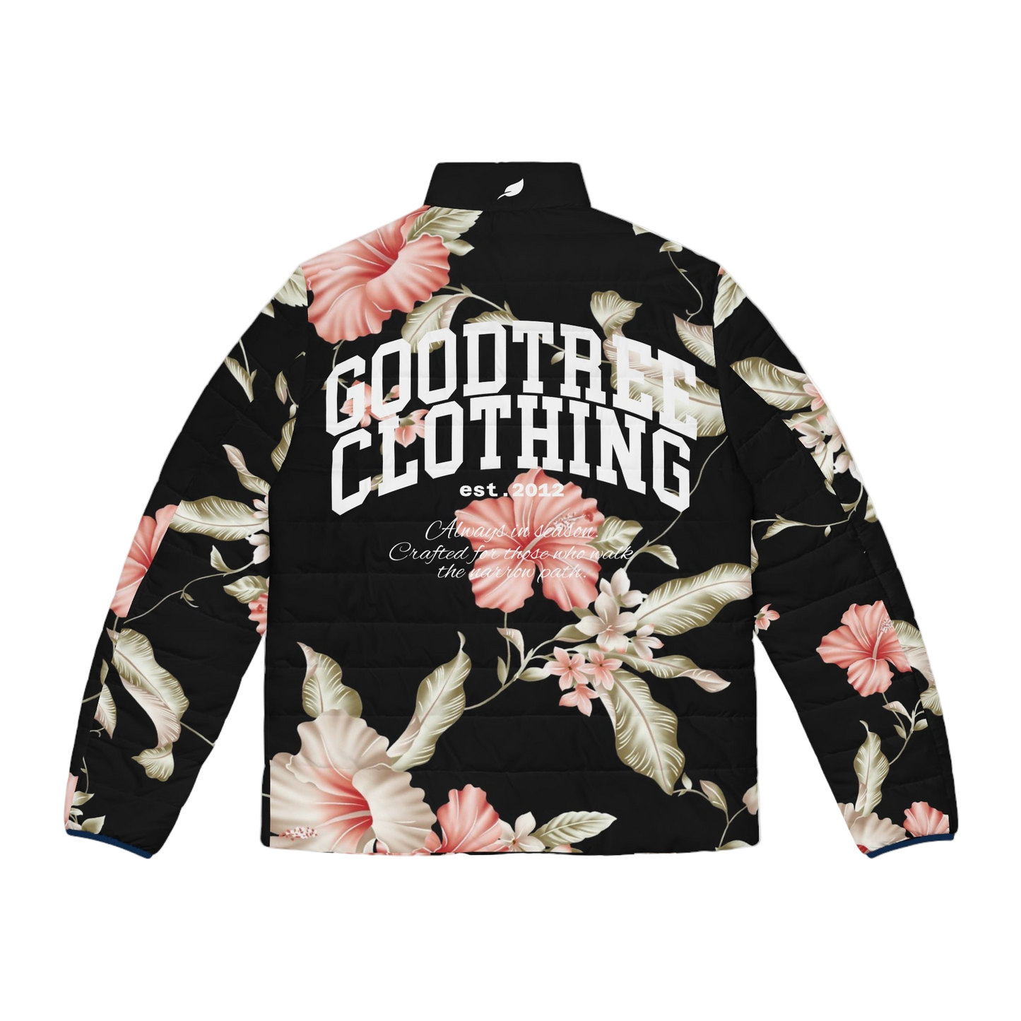 Floral Unisex Puffer Jacket