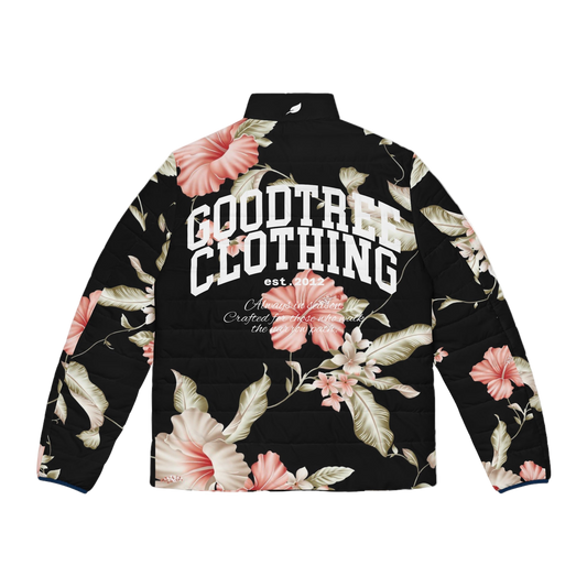 Floral Unisex Puffer Jacket