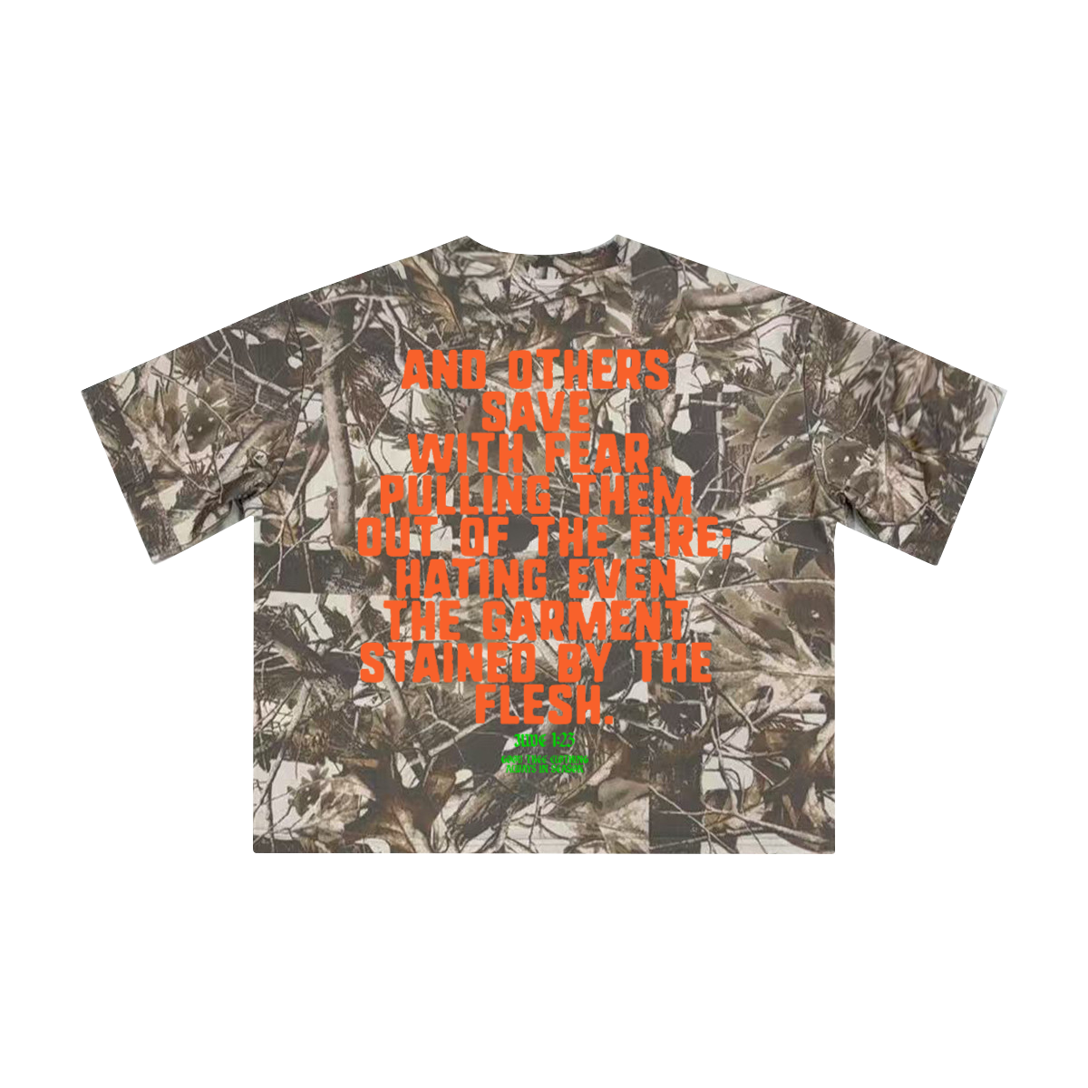 SNATCH & GRAB Tree Camo Tee (Jude 1:23)